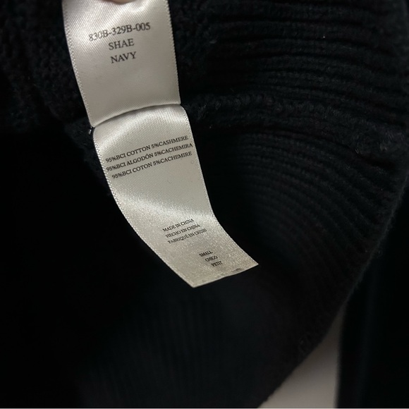 Rails Shae Knit Navy Blue Polo Sweater - Picture 5 of 6